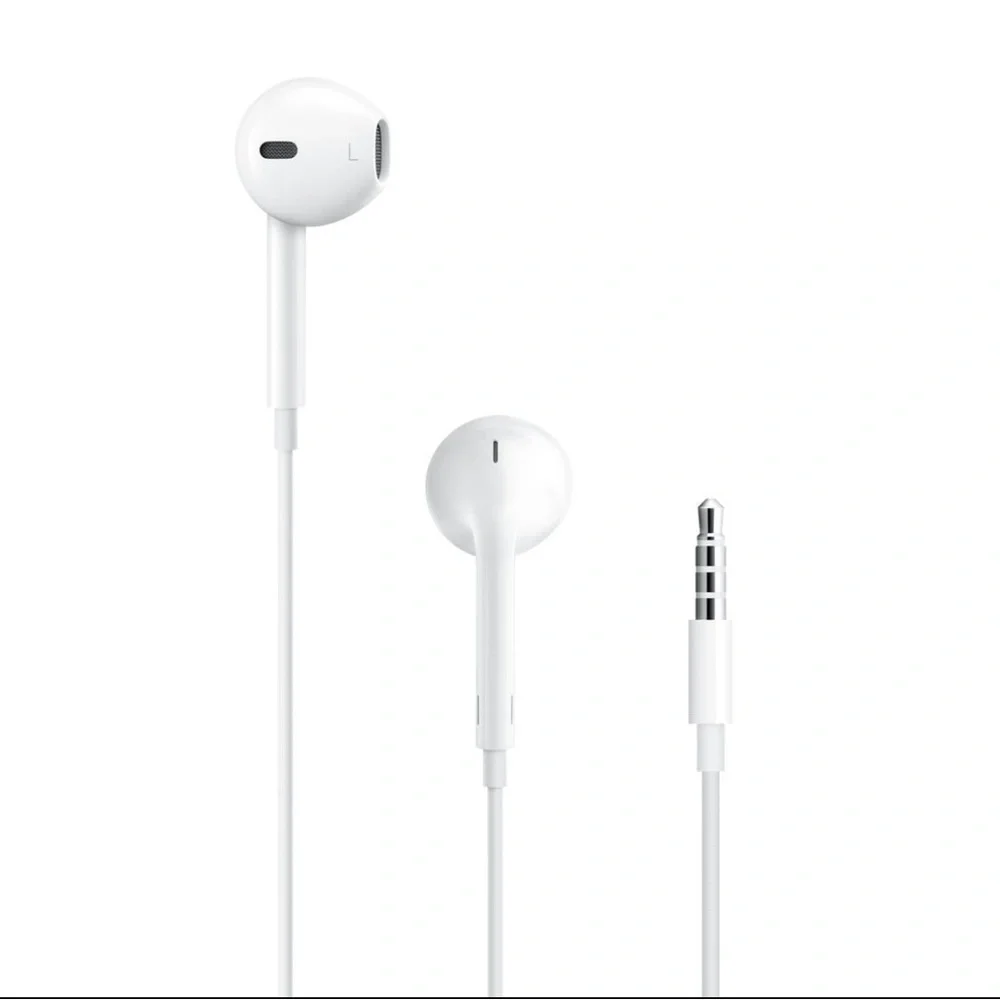 Lot of 10 White Wired Headphone Earbuds